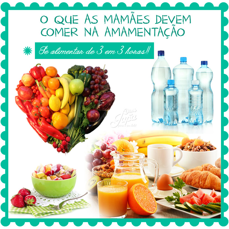 O que deve comer na amamentacao