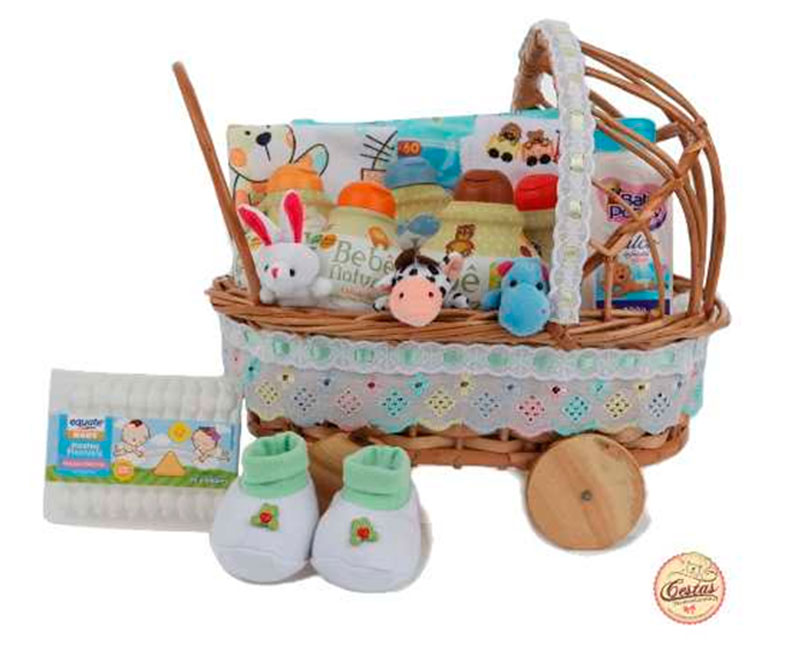 Cesta de presentes para bebês presentes para natal cesta para bebes