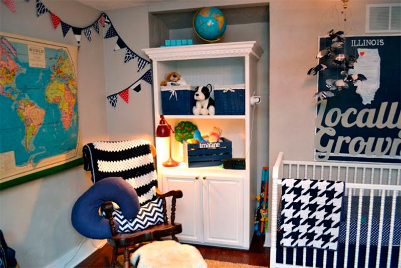 Decoração de quarto de menino