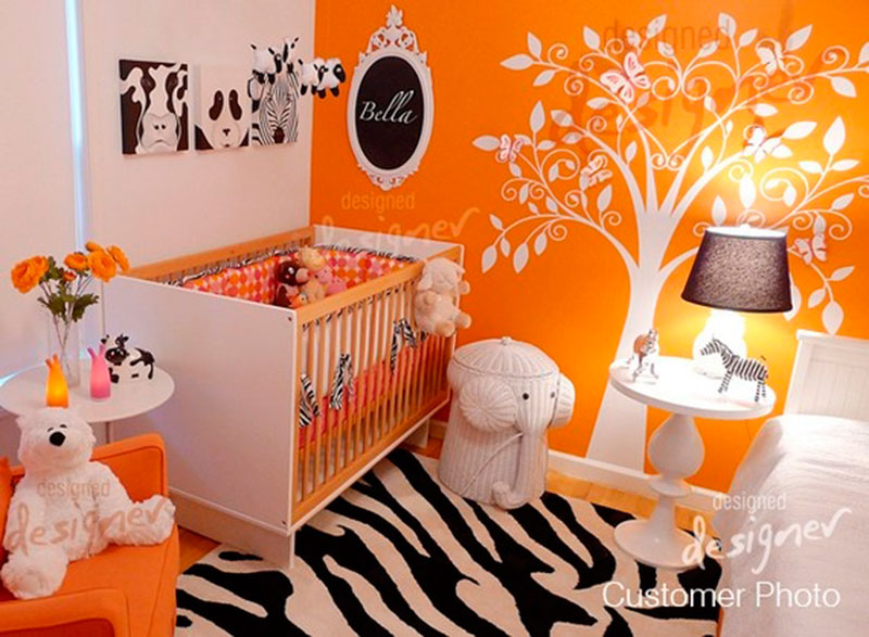 Decoração de quarto de menina