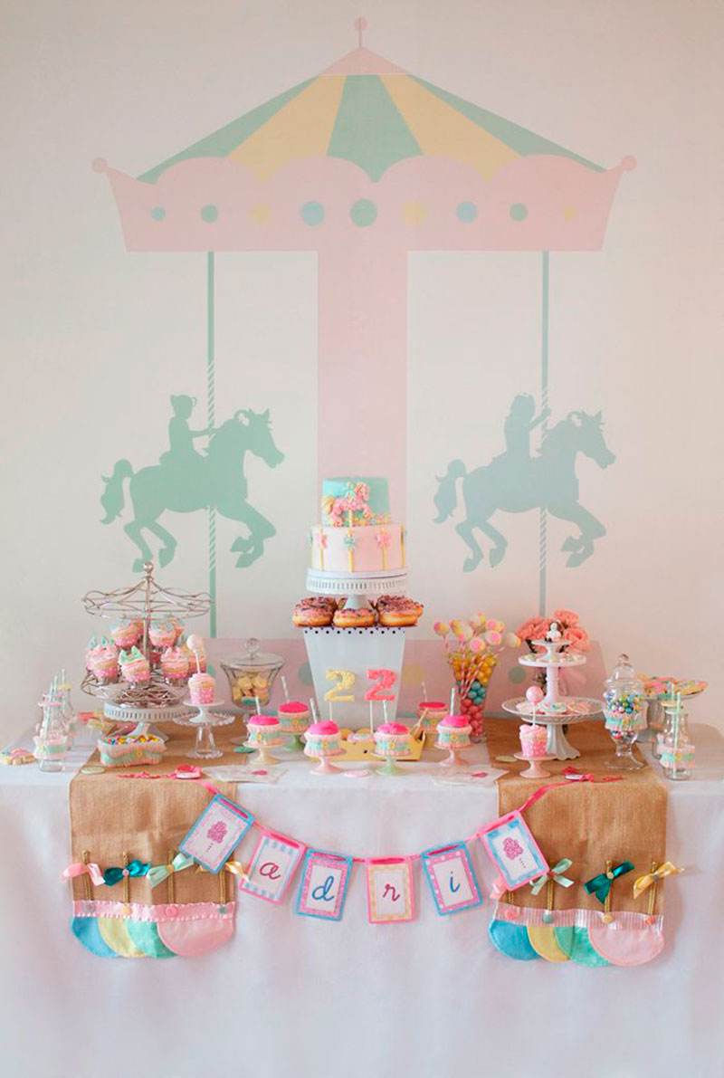 Mesas de doces para festa infantil 8