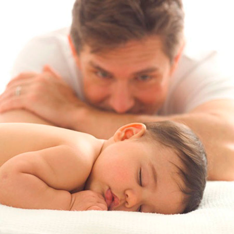 Inspirações de fotos para bebê e papai 12