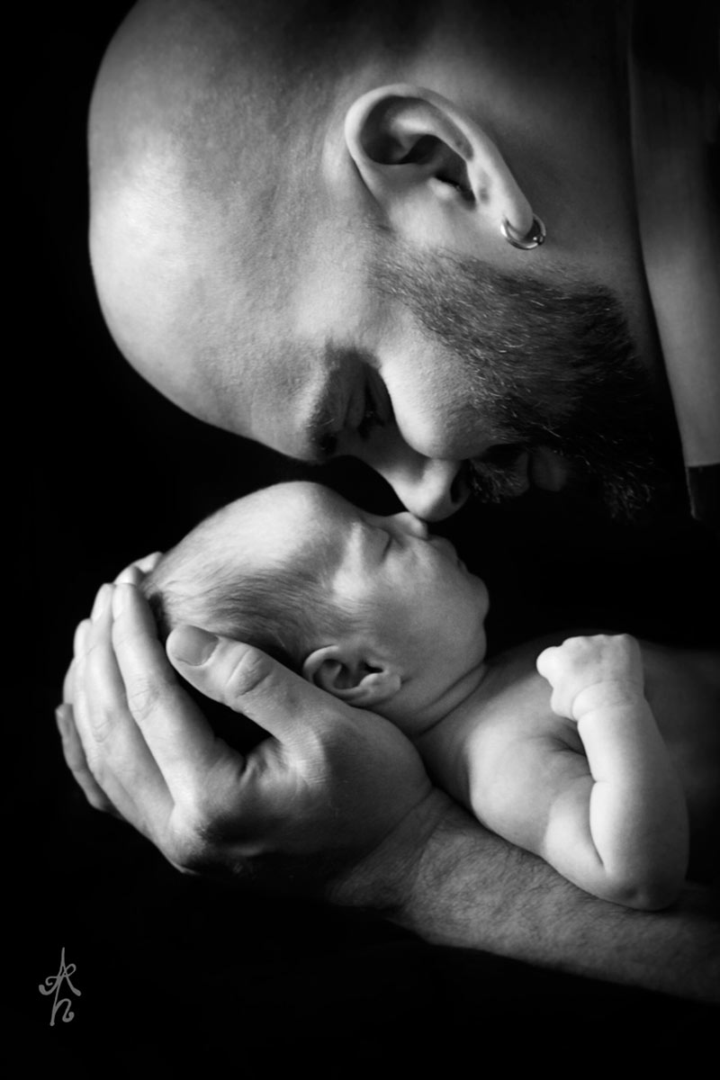 Inspirações de fotos para bebê e papai 4