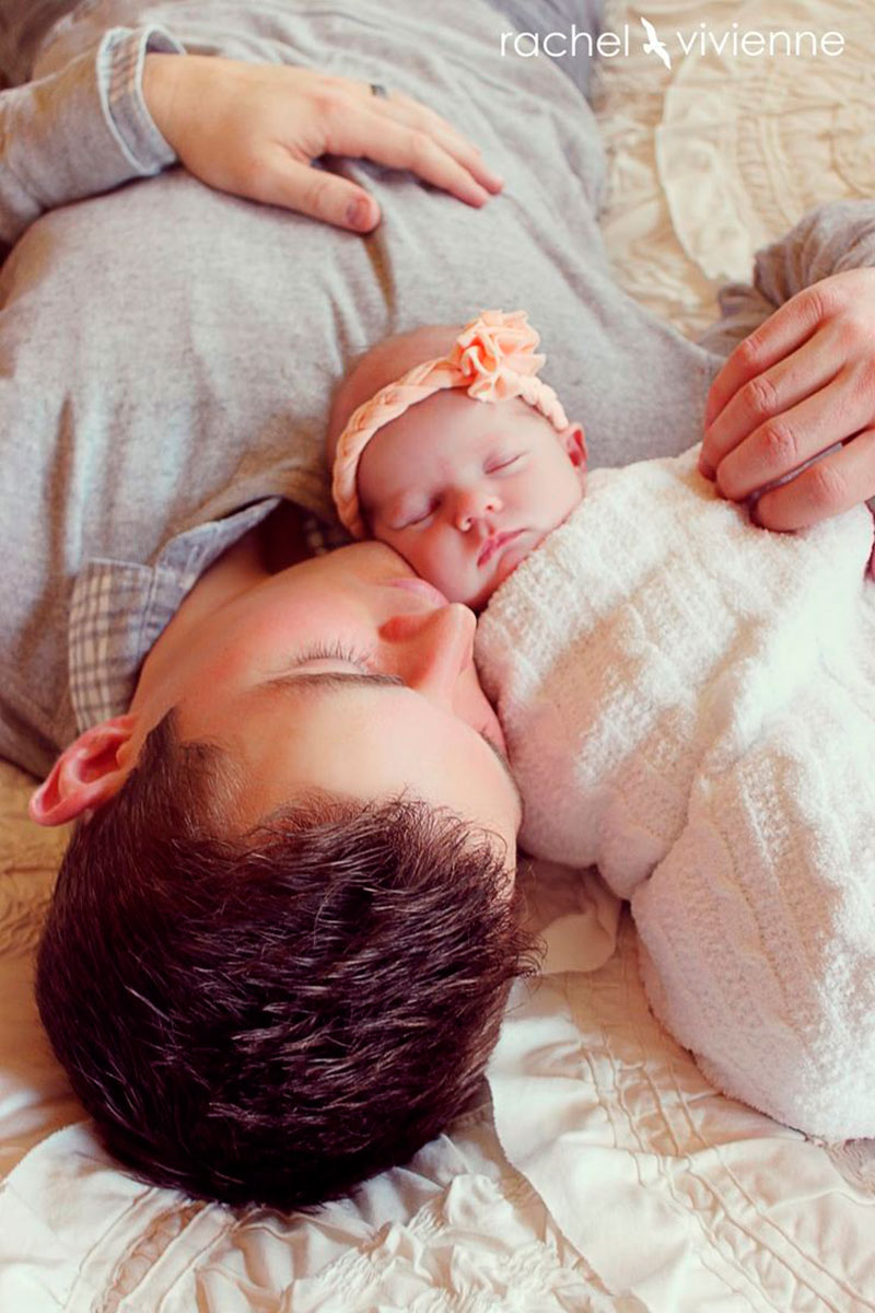 Inspirações de fotos para bebê e papai 7