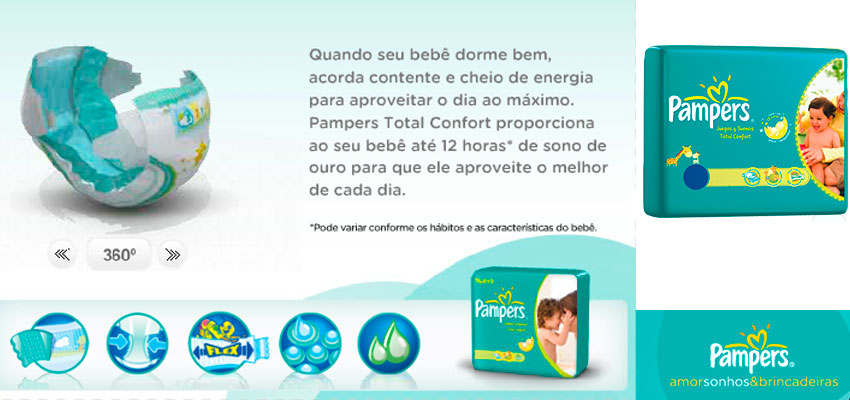 Pampers Total Confort fralda Pampers Total Confort Dicas da Japa