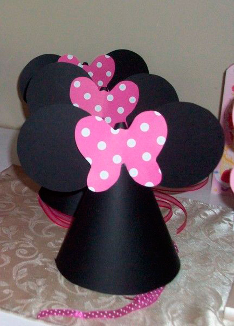 Chapeu de aniversario Minnie