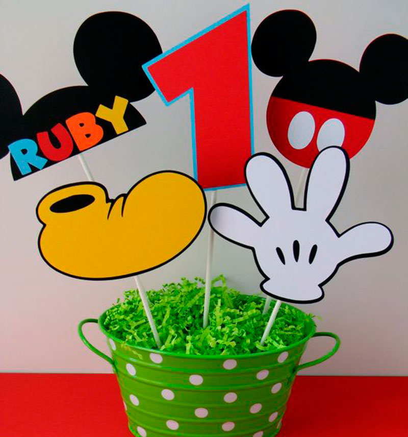 decoração para festa do mickey