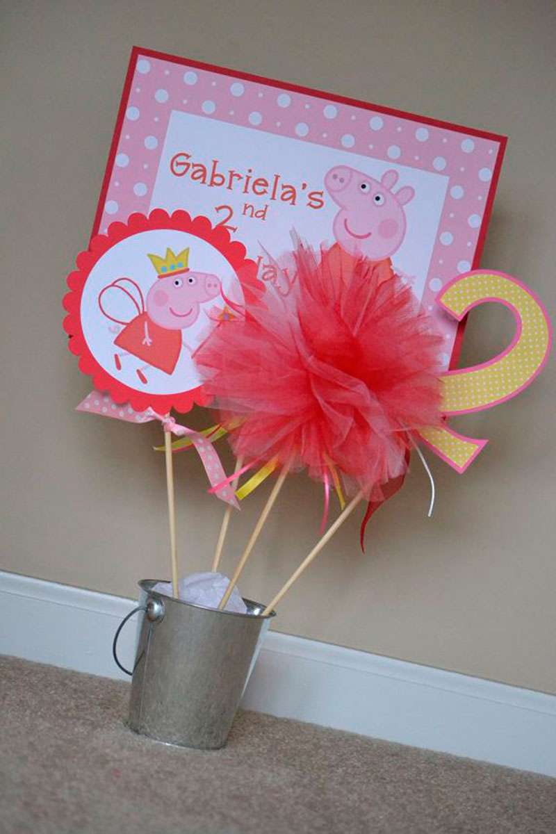 Enfeite da Peppa Pig