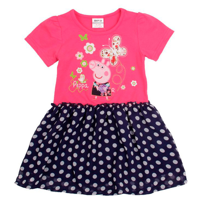 Peppa pig saia azul