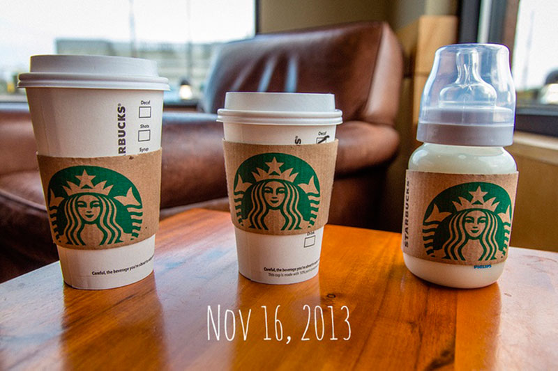 starbucks mamae papai e bebe