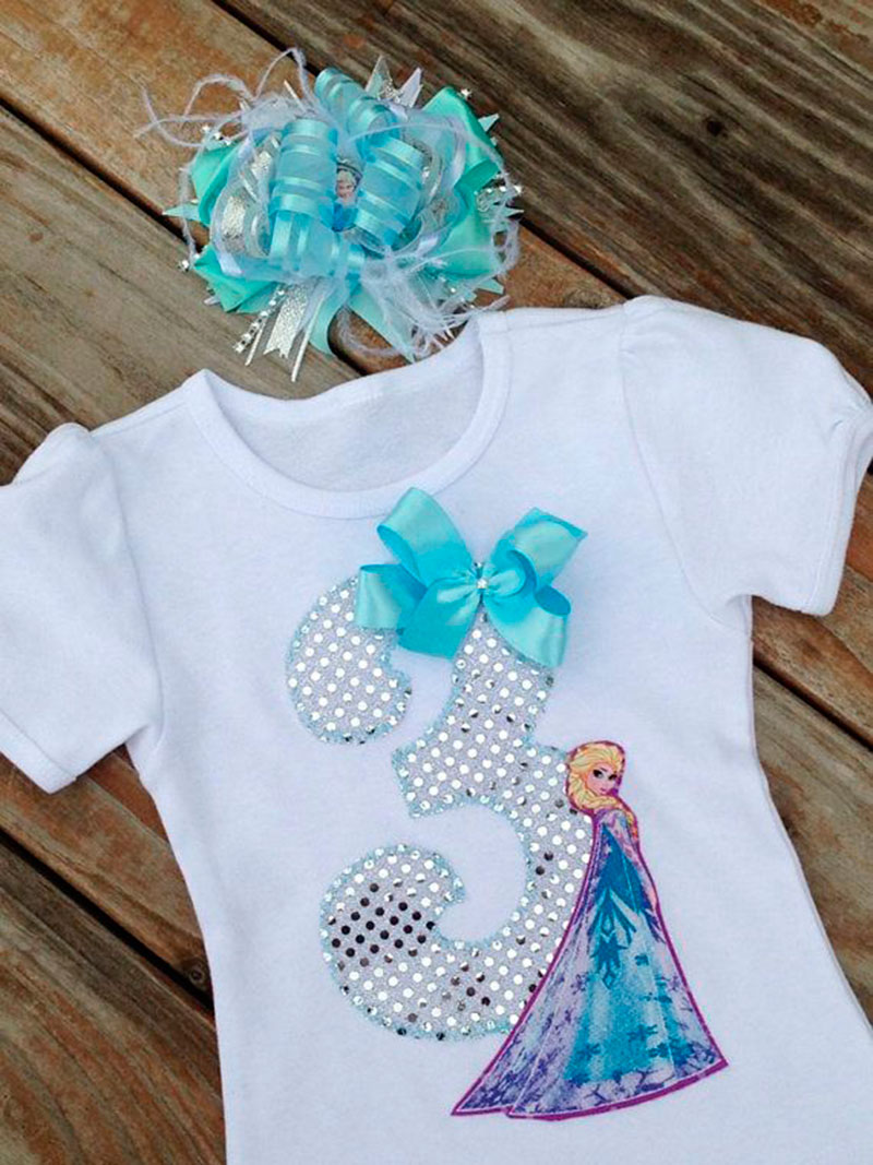 T-shirts frozen