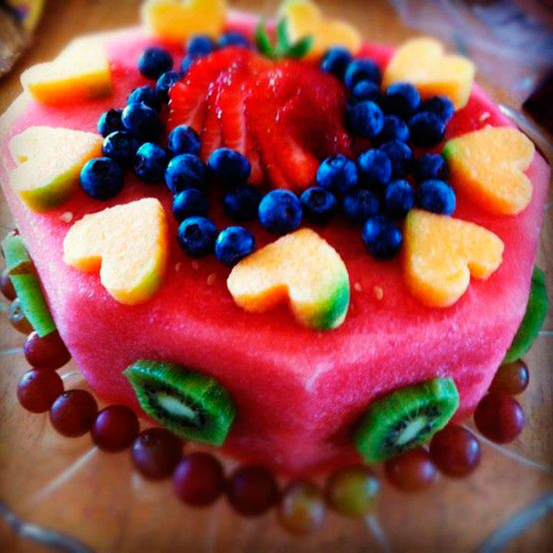 bolo de frutas