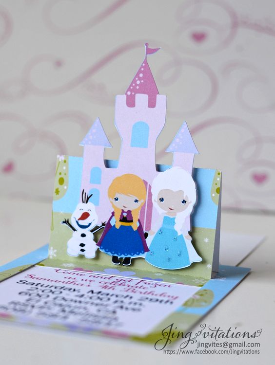 convite - festa frozen