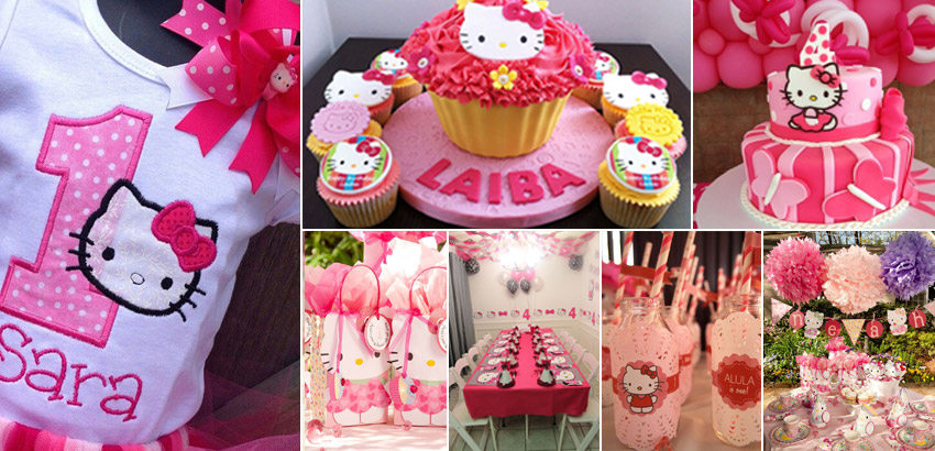 70 Inspirações de festas infantis da Hello Kitty