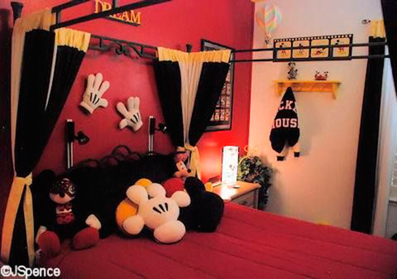 decor e cama do mickey