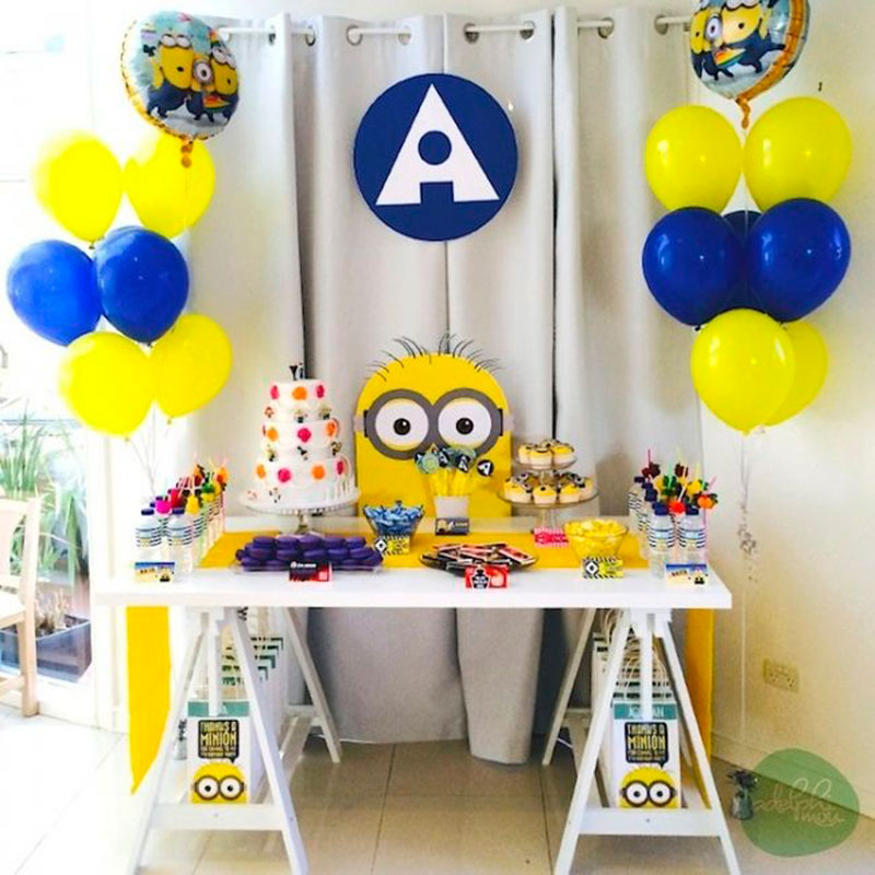 mesa de decor minions