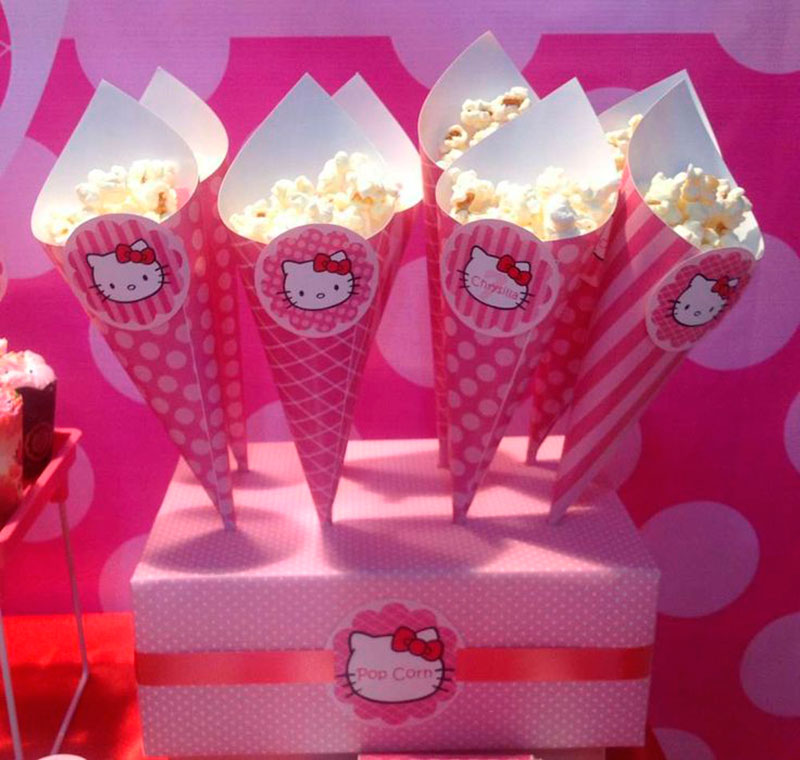pipoca hello kitty