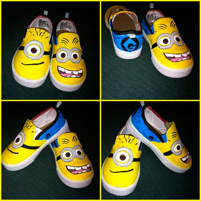 sapato minions infantil