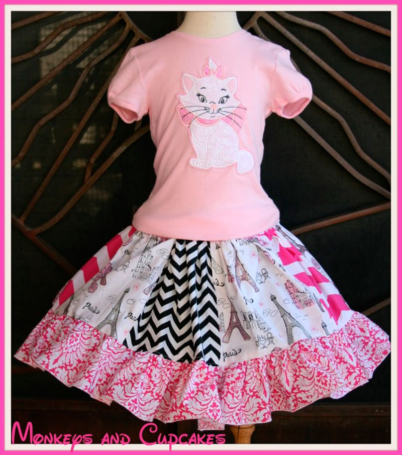 vestido da gata marie