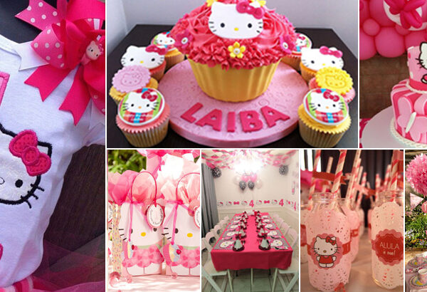 70 Inspirações de festas infantis da Hello Kitty