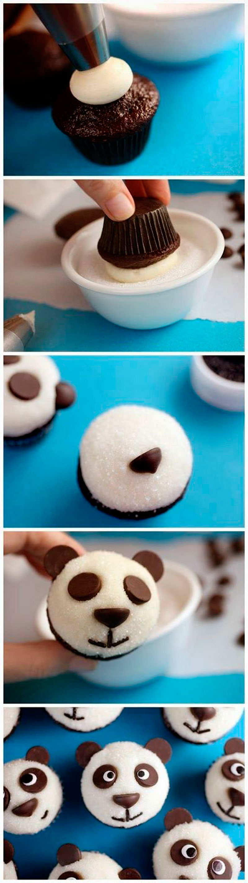 cupcake de panda