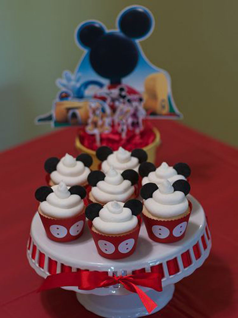 orelhinha do Mickey-cupcake