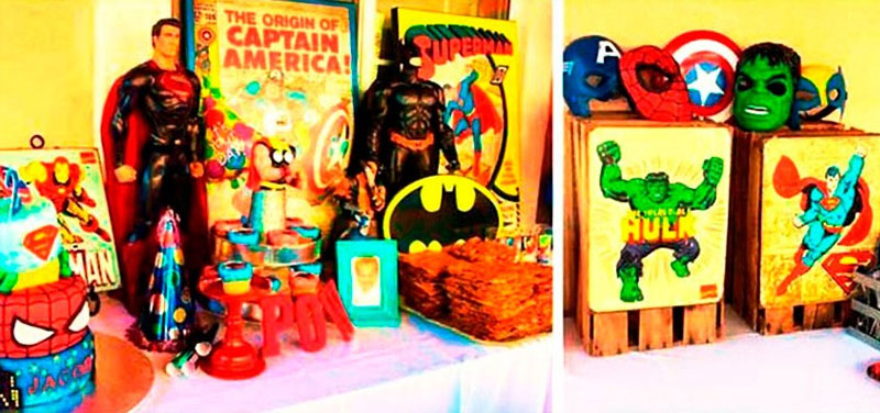 36 inspirações de festas infantis dos super-heróis