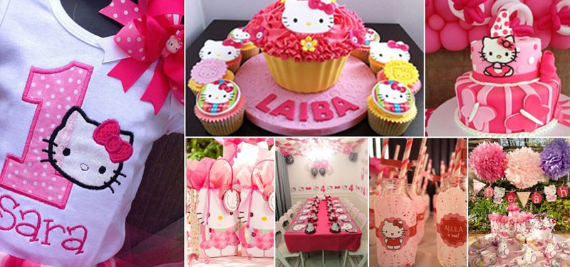 70 Inspirações de festas infantis da Hello Kitty