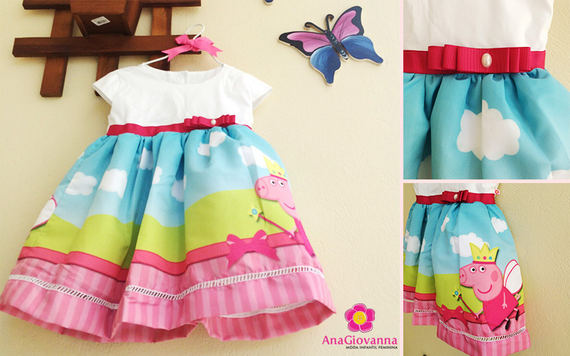 Vestido da Peppa Pig