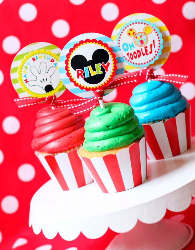 cupcake colorido