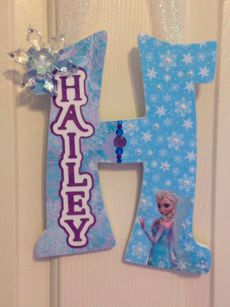 decoracao Frozen nome