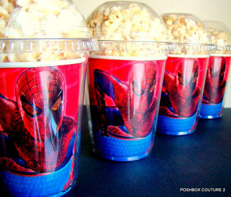 decoração-festa-do-Homem Aranha