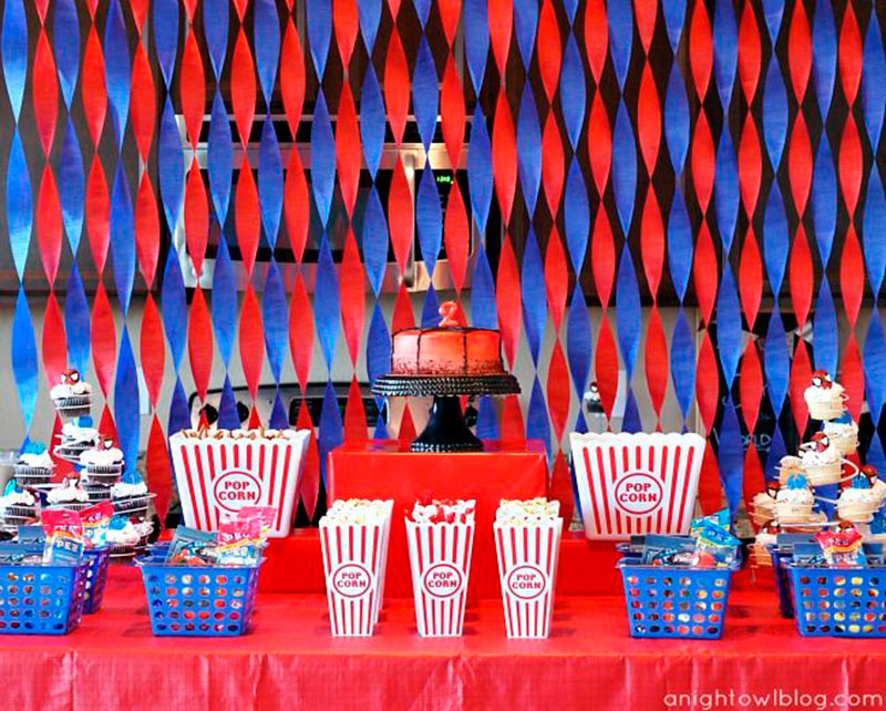 mesa aniversario homem aranha