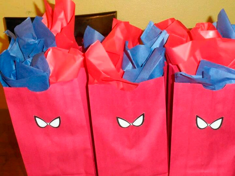 Saco para lembrancinha Homem Aranha