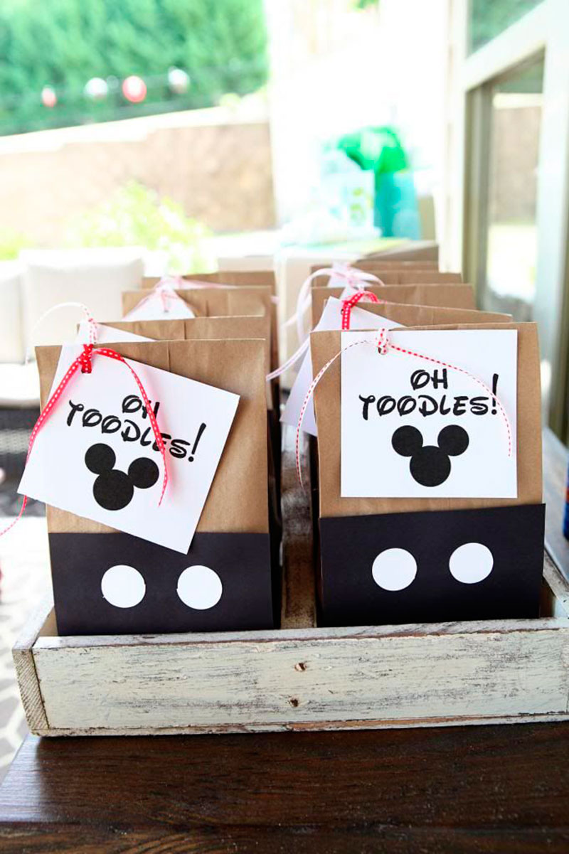saco personalizado do Mickey
