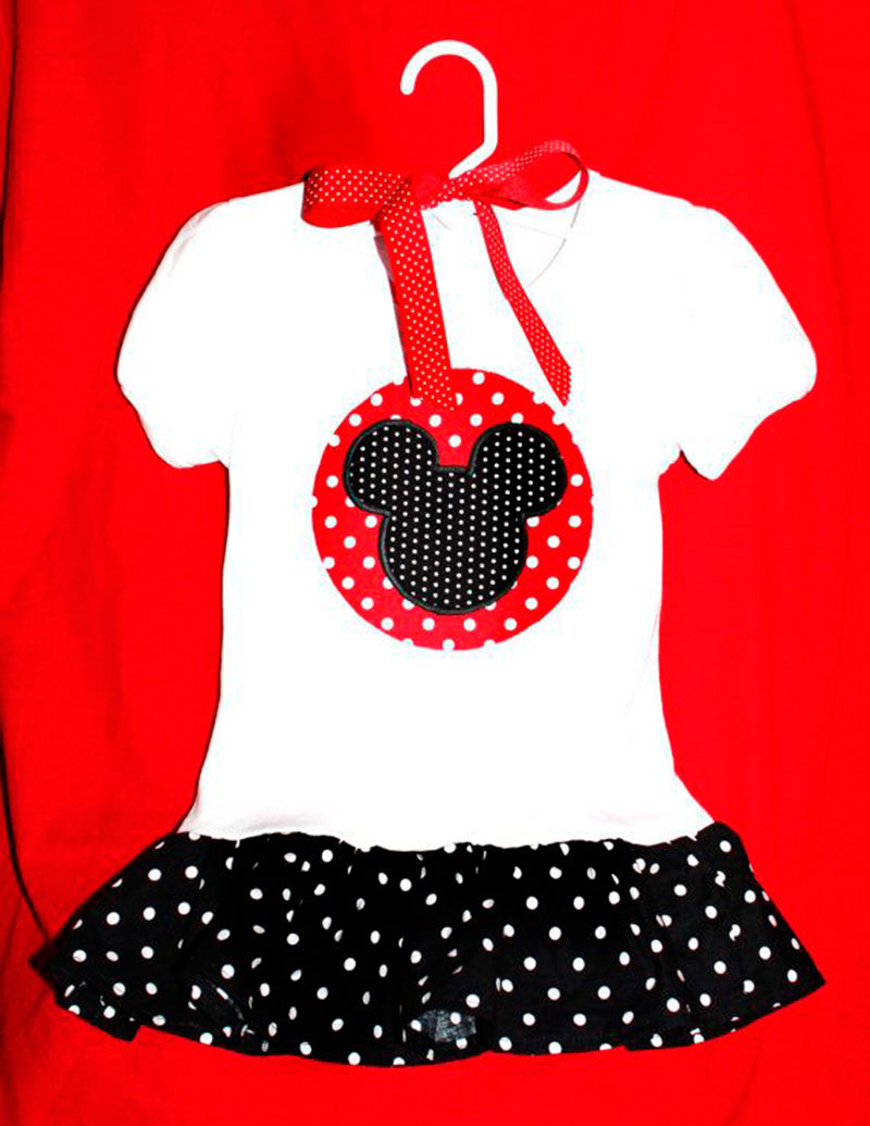 vestido do Mickey