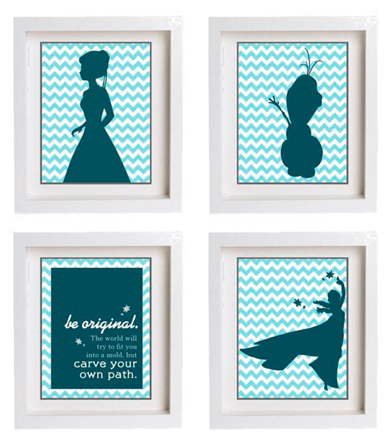 Quadrinho Frozen 2 -Quarto Frozen