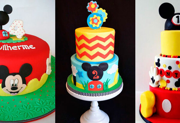 Festa do Mickey - 30 bolos decorados para festa infantil