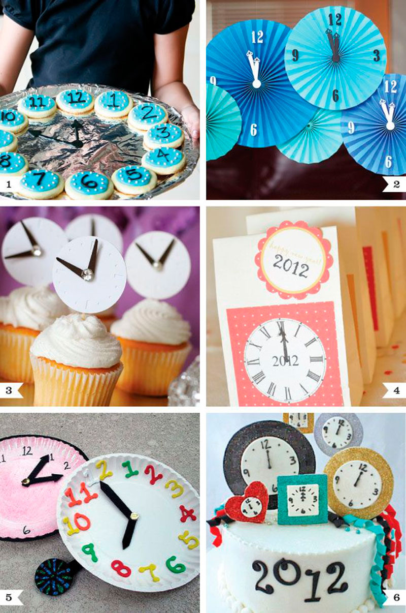 Cupcake decoracao de ano novo