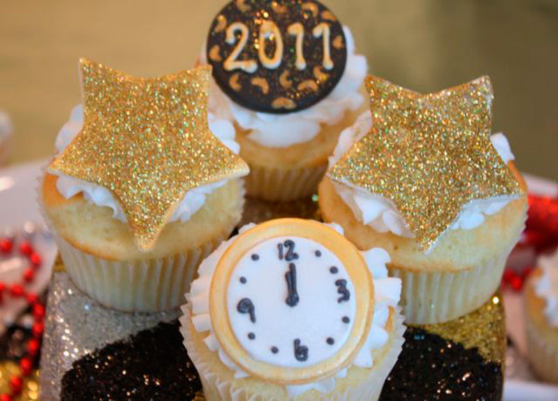 cupcake ano novo