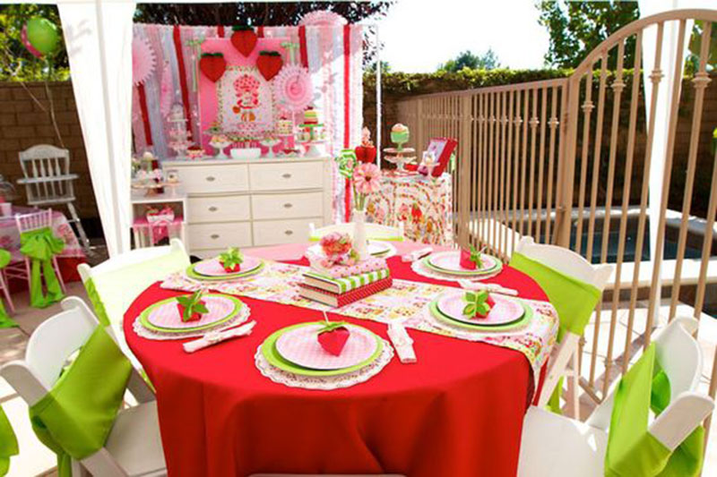 mesa decorada