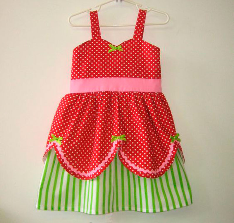 vestido da moranguinho