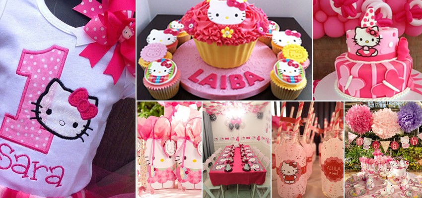 70 Inspirações de festas infantis da Hello Kitty
