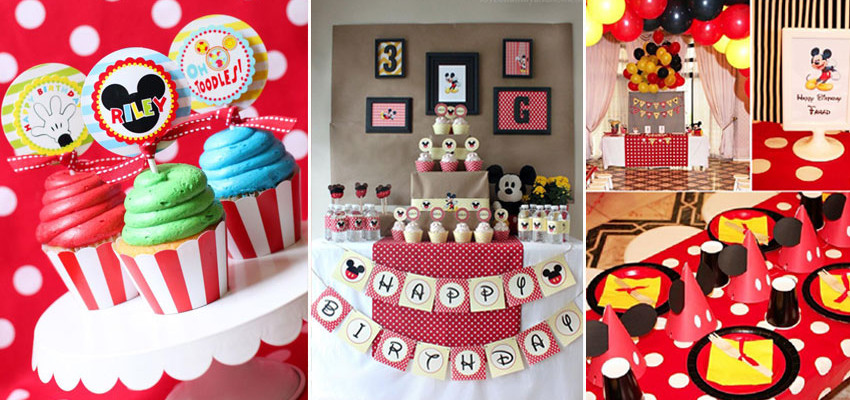 80 ideias para festa do Mickey Mouse