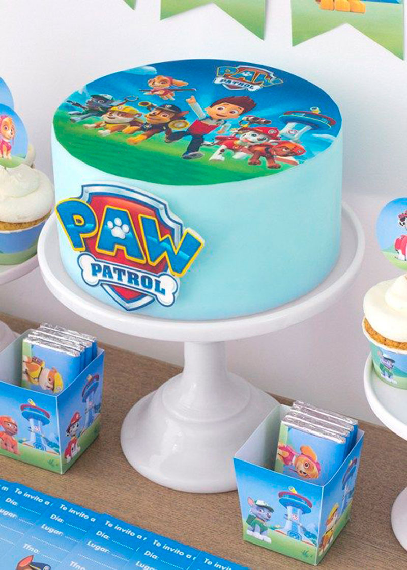 bolo de aniversário - patrulha canina