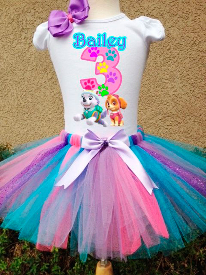 vestido patrulha canina