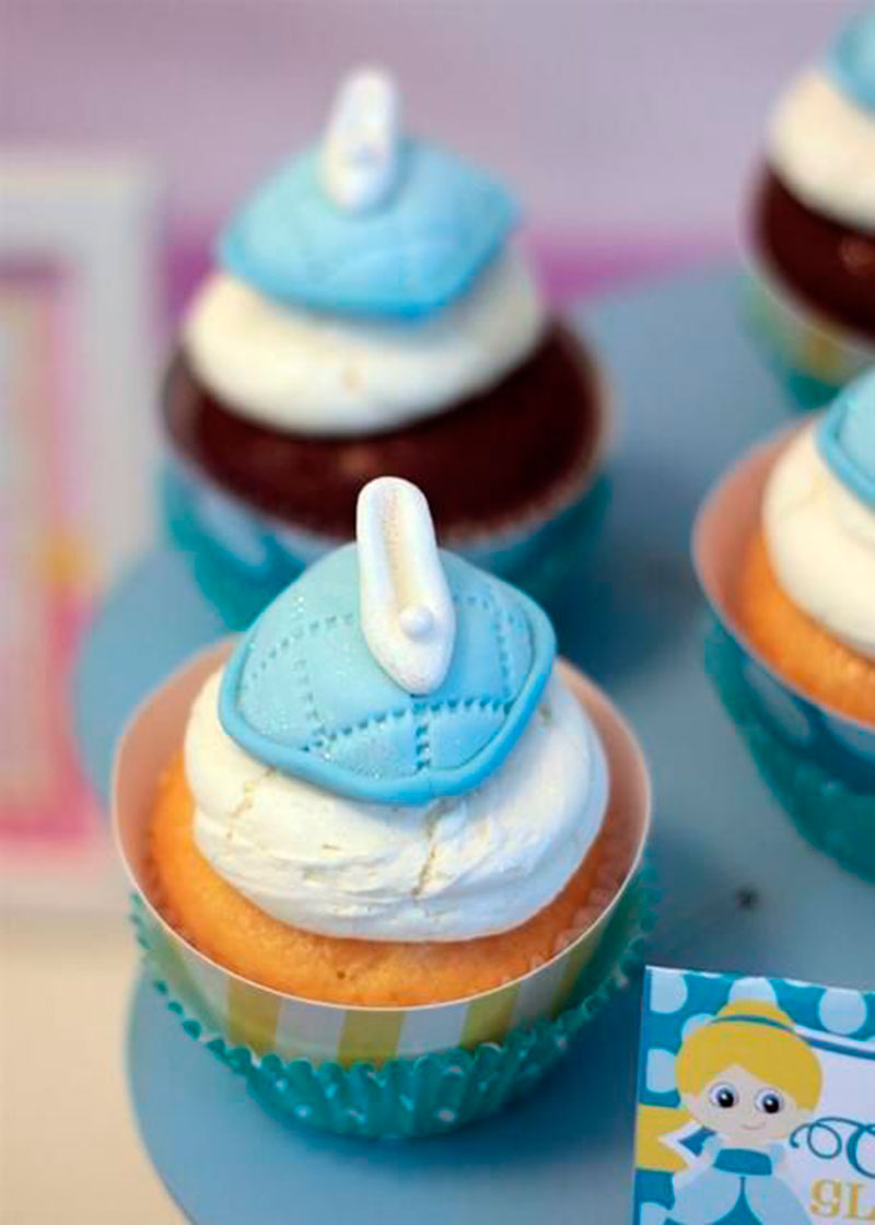 cupcake aniversario cinderela