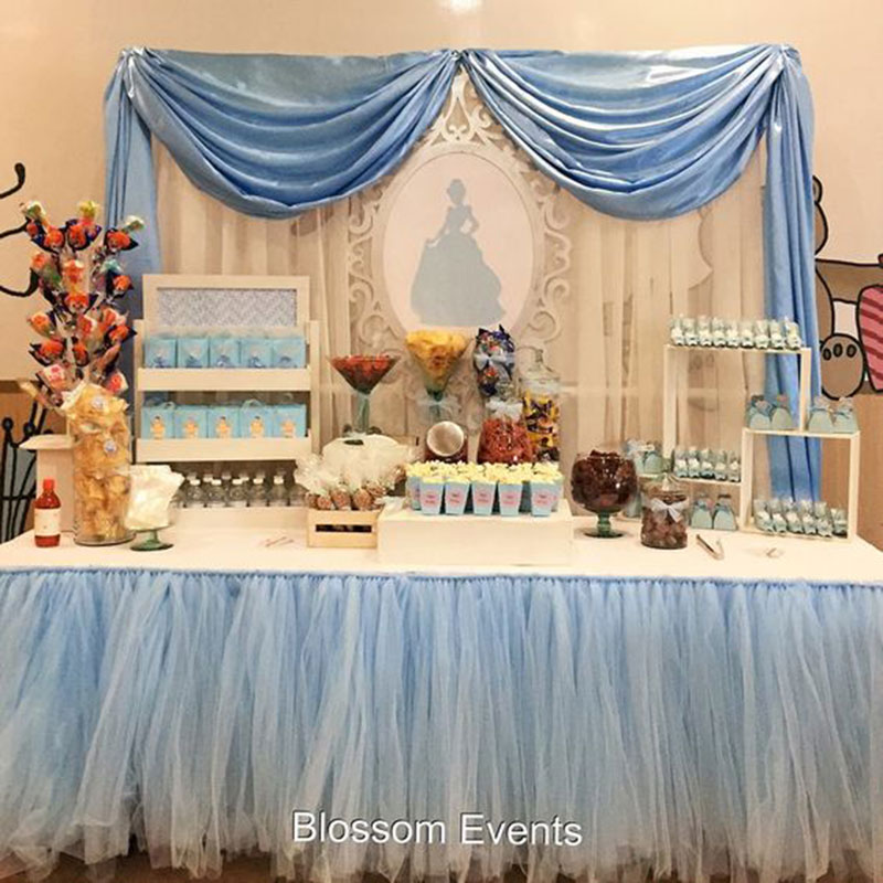 mesa princial aniversario Cindeela