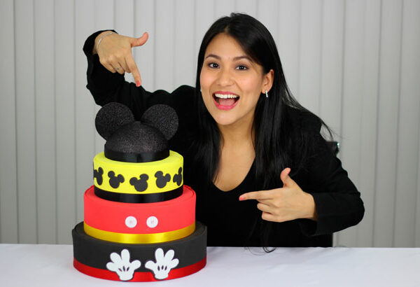 Como fazer Bolo de EVA do Mickey