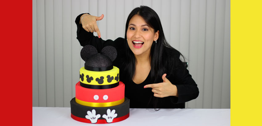 Como fazer Bolo de EVA do Mickey